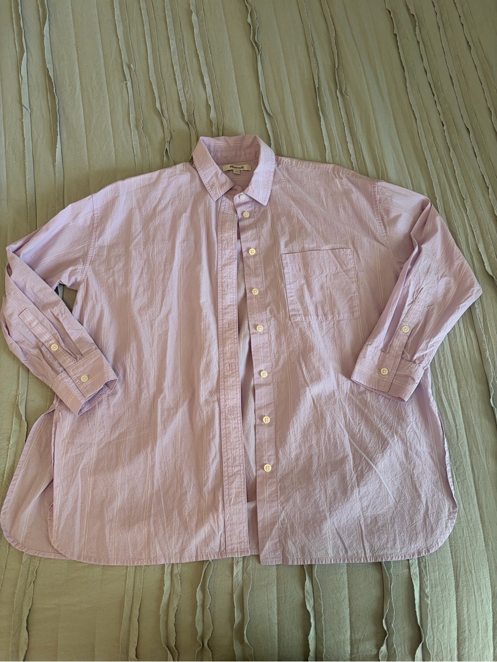 Madewell Lilac Button-Down Shirt | Size XS